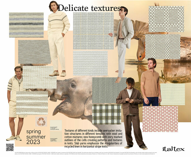 Menswear Colour and Fabric Trends Spring/Summer 2023 (ItaltexTrends ...